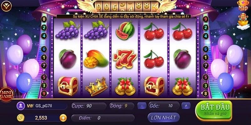 Hội viên mới ưu tiên chọn game quay hũ đơn giản